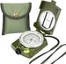 Military Lensatic Sighting Survival With Carrying Bag, Compass For Hiking,Waterproof And Shakeproof, Army Green_desvips.com