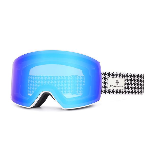 Ski Anti-fog Anti-ultraviolet Double-layer Lens Professional Skiing Outdoor Mountaineering Windproof Goggles_desvips.com