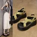 Summer Women S Thick Soled Slip On Platform New Fashion Versatile Stylish Roman Comfortable Sandals Ddmysaturn_desvips.com