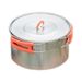 304 Stainless Steel Outdoor Cookware Camping Stove Special Pot Water Kettle Picnic Equipment Full Set_desvips.com