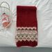 Fair Isle Christmas Element Jacquard Knitted Scarf For Women Fashionable Vsatile Wint Korean Style Student Neck_desvips.com