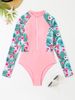 Sexy One-Piece Swimsuit With Front Zipper - Comfortable & Body-Hugging (Women's Beach Swimwear New Design)_desvips.com