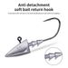 Lead Head Hook Tumbler Reinforced Pointed Lure Lead Head Hook 3.5 10g Soft Worm Hook Barbed Root Hook Upward Hook_desvips.com