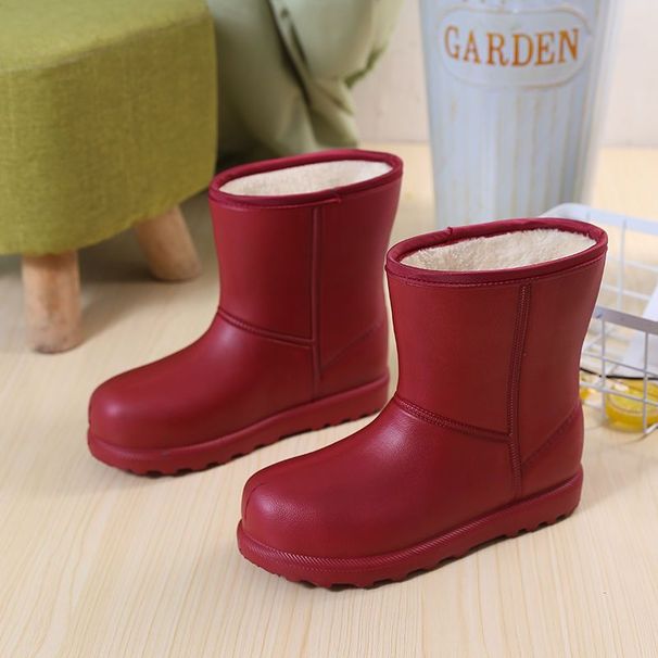 Ski Cotton Boots In Winter Thickened Warm Waterproof Anti-ski Boots Classic Women's Warm Cotton Boots_desvips.com