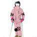 Phibee Elephant Children's Ski Set Boys Girls Workwear Windproof Waterproof Snow Suit For Single And Double Board_desvips.com