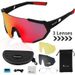 WEST BIKING 3 Lenses Polarized Sports Glasses Sunglasses UV400 Cycling Goggles_desvips.com