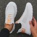 Non-slip Men's Summer Comfortable Breathable Couple Running Shoes Women Tenis Sports Shoe White Walking Man Sneakers_desvips.com
