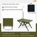 New Aluminum Alloy Adjustable Speed Open IGT Outdoor Lightweight Portable Camping Tactical Folding Table_desvips.com