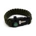 Emergency survival bracelet seven-core paracord woven 5-in-1 bracelet Compass survival hand rope Outdoor hiking camping_desvips.com