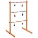 Solid Pine Ladder Golf Set - Durable Construction With 6 Pairs Of Balls - Portable Carrying Bag - Family Fun Game_desvips.com
