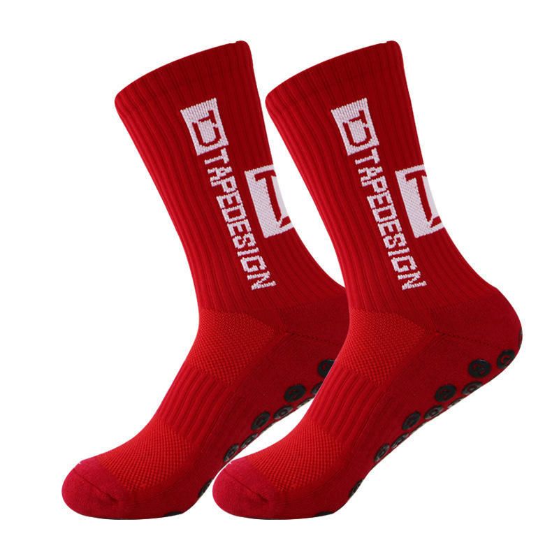Soccer Socks Hot Selling TC Professional Thickened Towel Bottom Sweat Absorbing And Deodorizing Glue Point Non Slip Football Sports Football Socks_desvips.com