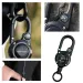 Steel Wire Rope Retractable Pull Reel Carabiner Key Chains Buckle Holder Outdoor Sporty Keychain Multiple Tool_desvips.com