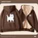 Autumn Zipper Lamb Wool Coat Winter 2023 Fleece Lined Thickened Warm Hooded Sweatshirt 12_desvips.com