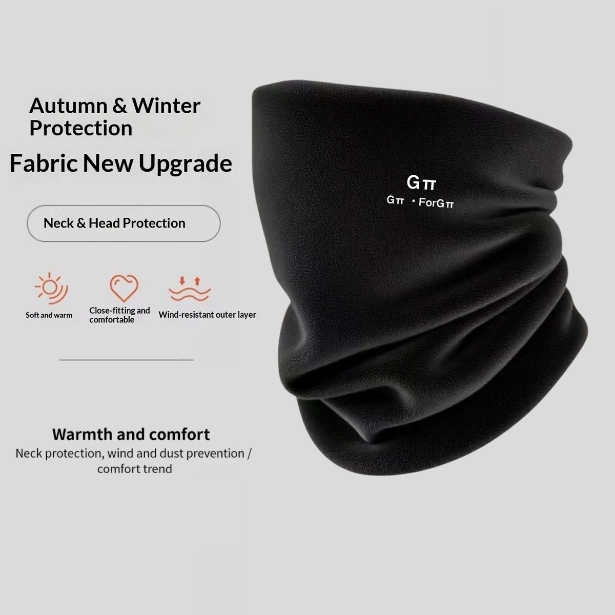 001 Big Slouchy Autumn Warm Men Winter Cold Face-Slimming Knitted Windproof Head Wrap Cold-Proof Ear Protection Hat_desvips.com
