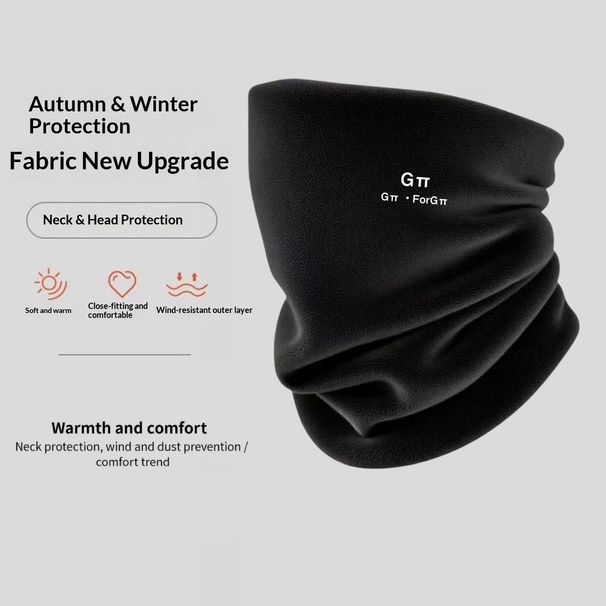 001 Big Slouchy Autumn Warm Men Winter Cold Face-Slimming Knitted Windproof Head Wrap Cold-Proof Ear Protection Hat_desvips.com