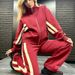 Women’s Y2K Striped Zip-Up Jacket Outfit, Trendy Casual Sportswear Set For Fall (Europe & US Style)_desvips.com