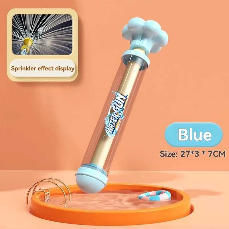 Pusher Type Fun Jet Spray Toy Outdoor Rafting Swimming Pool Fight Water Gun_desvips.com