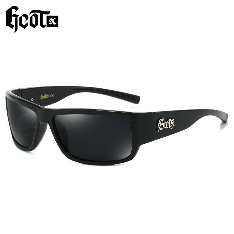 GCOTX Retro Punk Sunglasses, Chicano Gangster Motorcycle Style, Hip-hop West Coast Cycling Polarized Sunglasses_desvips.com