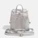 Backpack women silver pink backpack hot girl niche design backpack commuter chain backpack women_desvips.com