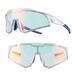 ROCKBROS Sunglasses, Sports Glasses, Polarized Photochromic Bicycle Glasses with UV400 Protection_desvips.com