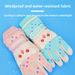 Children's Ski Gloves Snow Play Waterproof Riding Fleece Lined Thickened Warm Non-Slip Five-Finger Cat Winter Girls_desvips.com