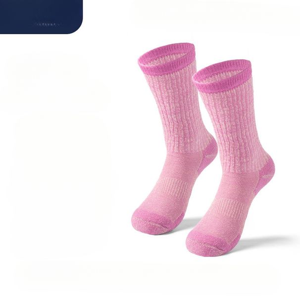 Merino Wool Thickened Warm Antibacterial Deodorant Outdoor Special Quick-Dry Sweat-Wicking Heat-Retaining Hiking Ski_desvips.com
