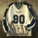 American Contrasting Color V-neck Football Hoodie For Men, 2024 Spring And Autumn New Loose Sports Jersey, Thin Windcoat_desvips.com
