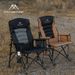 Mountain Guest Oak Outdoor Folding Nap Recliner Portable Fishing Beach Camping Chair Backrest Stool_desvips.com