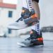 New Basketball Leather Surface Large Size Sports Student High-top Combat Boots Men Cement Floor Spike Running Shoes_desvips.com