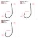 Brand PRO BEROS Fishing Gear Barbed Maruyo 100pcs/Pack Bulk High Carbon Steel Single Hooks_desvips.com