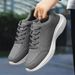 2025 New Lightweight Men Casual Leather Sneakers Non-slip Breathable Male Outdoor Running Lace Up Soft Sport Shoes_desvips.com