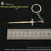Baldur's Gate 3 Merchandise: Mini Gith Yonkai Long Sword Alloy Weapon Model, Small Keychain Pendant Ornament_desvips.com