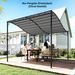 Ersatzdach Für Pergola Sonnensegel Für Terrassenüberdachung Ersatz-Dachplane Für 3 X 3 M Pavillon 298x293 Cm Dunkelgrau_desvips.com