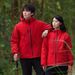 Unisex Waterproof Windproof Thermal Jacket For Hiking Skiing Outdoor Winter Warm Fleece Lined Hooded Coat_desvips.com