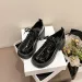 Spring 2024 New Black Platform Flats Women Loafers Slip On Boat Shoes Designer Quality Casual Leather Oxfords_desvips.com