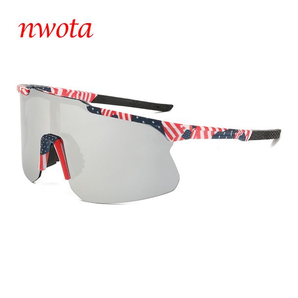 Outdoor Sunshade One-piece Sports Sunglasses Multi-color Anti-reflective Sunglasses_desvips.com