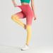 Gradient Color Fitness Pants For Women, Summer Butt-Lifting Tight High-Waist Quick-Dry Long Pants, Running Gym Sports_desvips.com