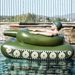 Swimming Rings New Inflatable Water Spray Tank Swimming Pool Interactive With Water Gun Tank Style Water Spray Circle Spray Water Gun_desvips.com