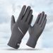 Warm Gloves, Fashionable Outdoor Mountain Bike, Cycling, Windproof, Cold-resistant, Touchscreen Compatible, And With A Thin Fleece Lining For Grip_desvips.com