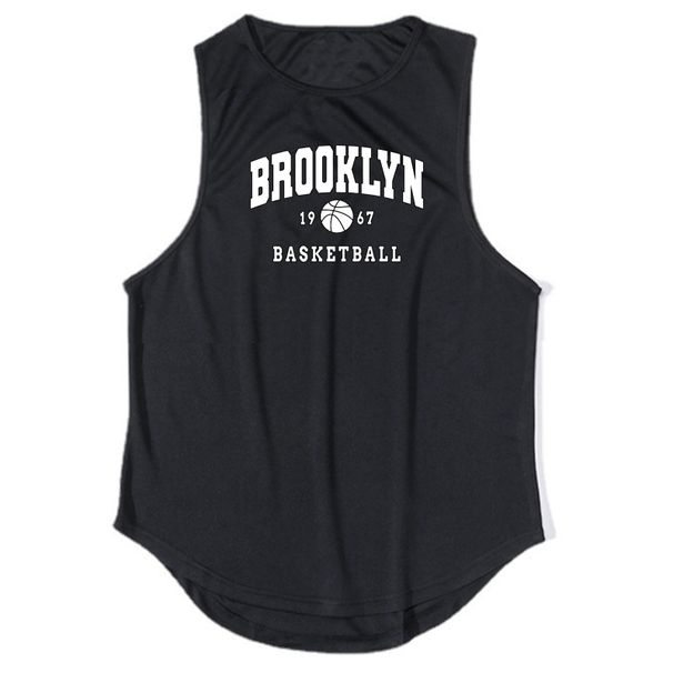Brooklyn 1967 Basketball Printed Summer Fashion Sports Sleeveless Shirt Quick Dry Fitness Tank Tops Mens Mesh Gym_desvips.com