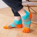 Pairs Sport Ankle Toe Man Nylon Colorful Compression Quick-Drying Sweat-Absorbing Fitness Cycling Hiking 5 Finger Socks_desvips.com