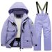 Children's Suit Set For Big Kids, Waterproof, Windproof, Warm, Boys Girls Winter Thickened One-piece Professional Ski_desvips.com