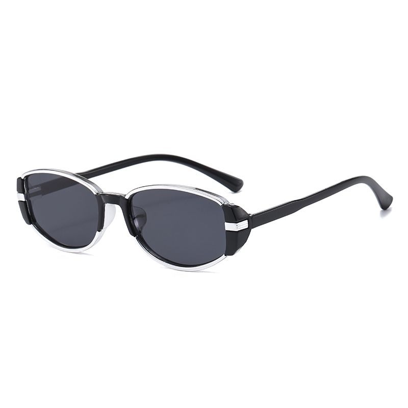 New Oval Metal Sunglasses Fashion Male Female Brand Designer Sun Glasses Retro Men Outdoor Sports Fishing Goggles_desvips.com