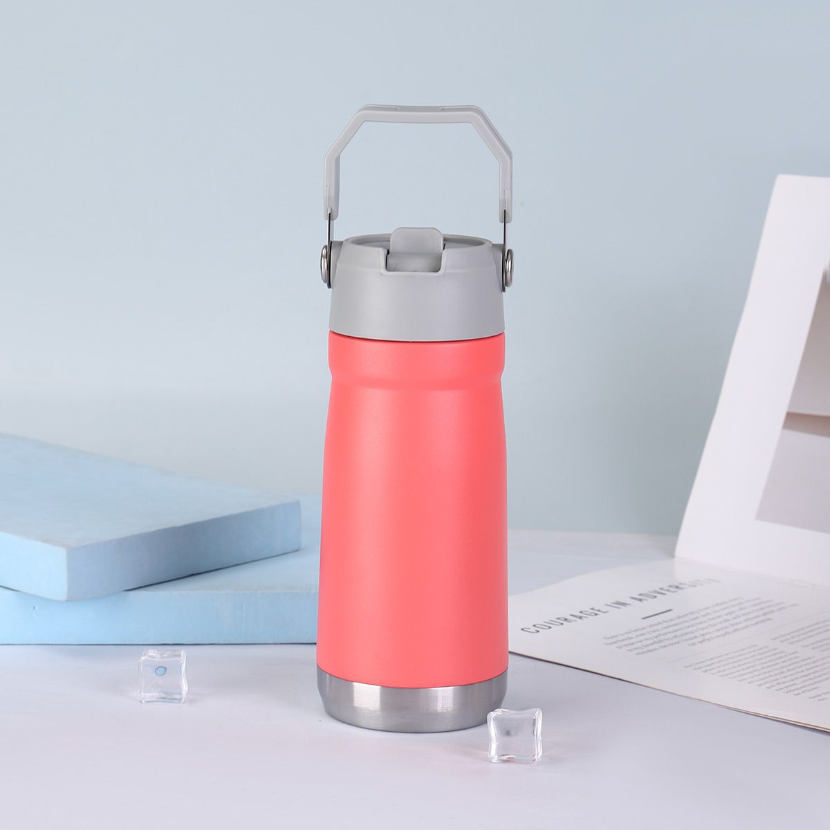 New Brazilian Car 304 Stainless Steel Double-layer Insulated Cup, Outdoor Hiking Portable Sports Water Bottle Wholesale_desvips.com
