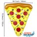 New Ins Pizza Floating Row Inflatable PVC Adult Water Lounge Chair Large Thickened Entertainment Floating Bed Mount Photo_desvips.com
