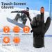 Winter Softshell Gloves Unisex Warm Thermal Windproof Touchscreen Non-Slip For Cycling Ice Climbing Hiking Driving Running_desvips.com