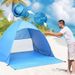 Cross-Border Beach Tent In Stock Fully Automatic 2-Second Quick-Open Outdoor Simple Sunshade Beachside Leisure Canopy_desvips.com