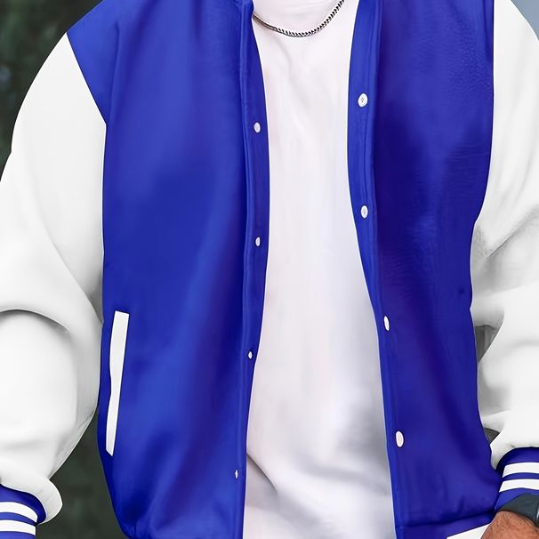American Men's Personalized Baseball Jersey Autumn And Winter Out Sports Jogging Korean Fashion Casual Couple Jacket_desvips.com