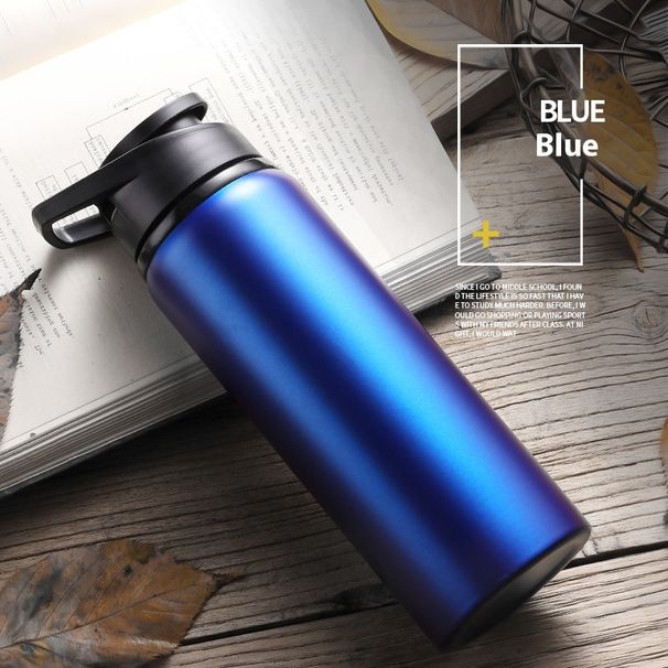 K606 Stainless Steel Bottle 304 Direct Drinking Bicycle Outdoor Sports Cold Water Cup_desvips.com