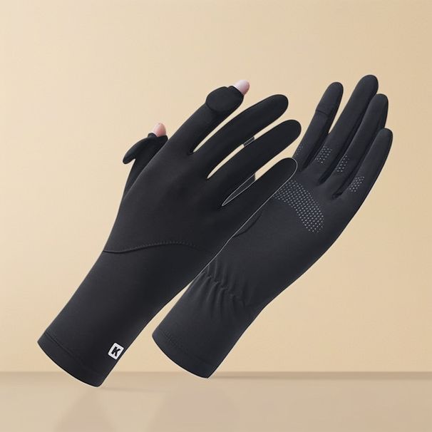 Outdoor Sports, Mountaineering, Hiking, Sun Protection Gloves Women, UV Protection, Thin, Breathable, Suitable For_desvips.com